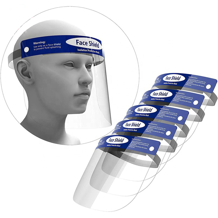 Corona-19 Medical  Protective Face Shield Anti fog Safety Face Shield Face visor